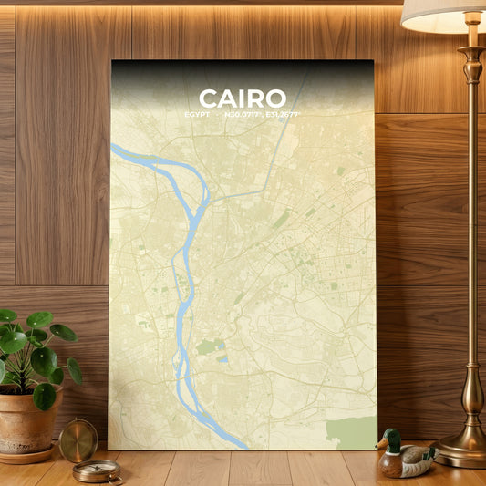 Cairo Drift Map Poster