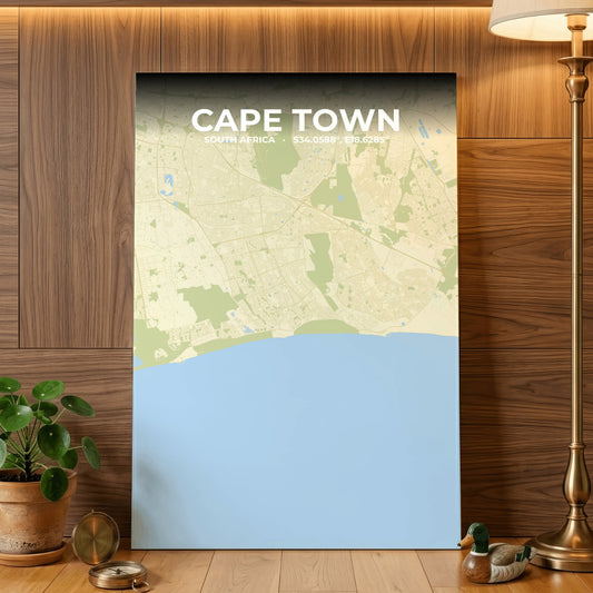 Cape Town Drift Map Poster
