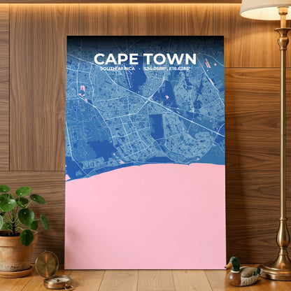 Cape Town Candy Map Poster