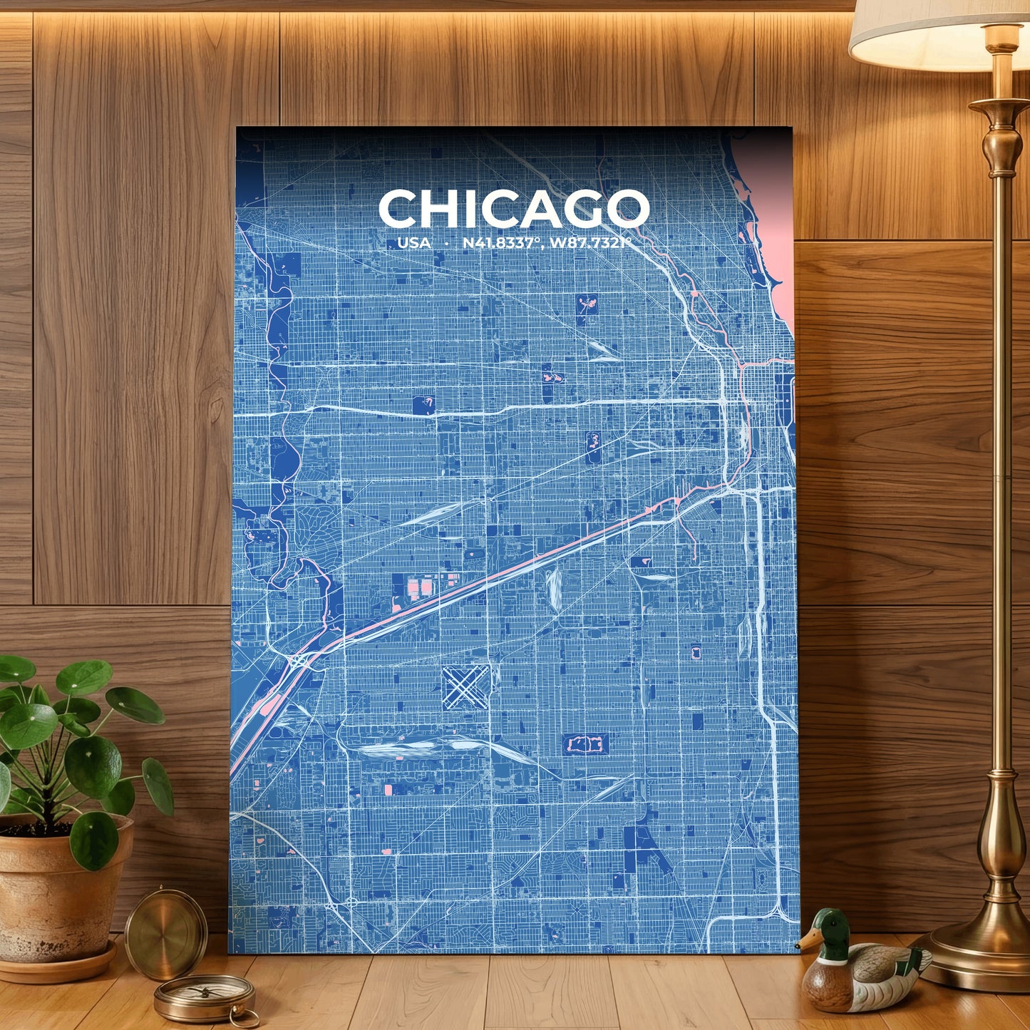 Chicago Candy Map Poster