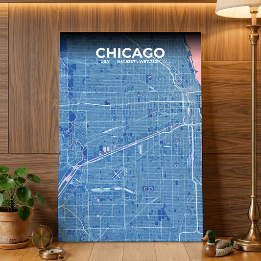 Chicago Candy Map Poster