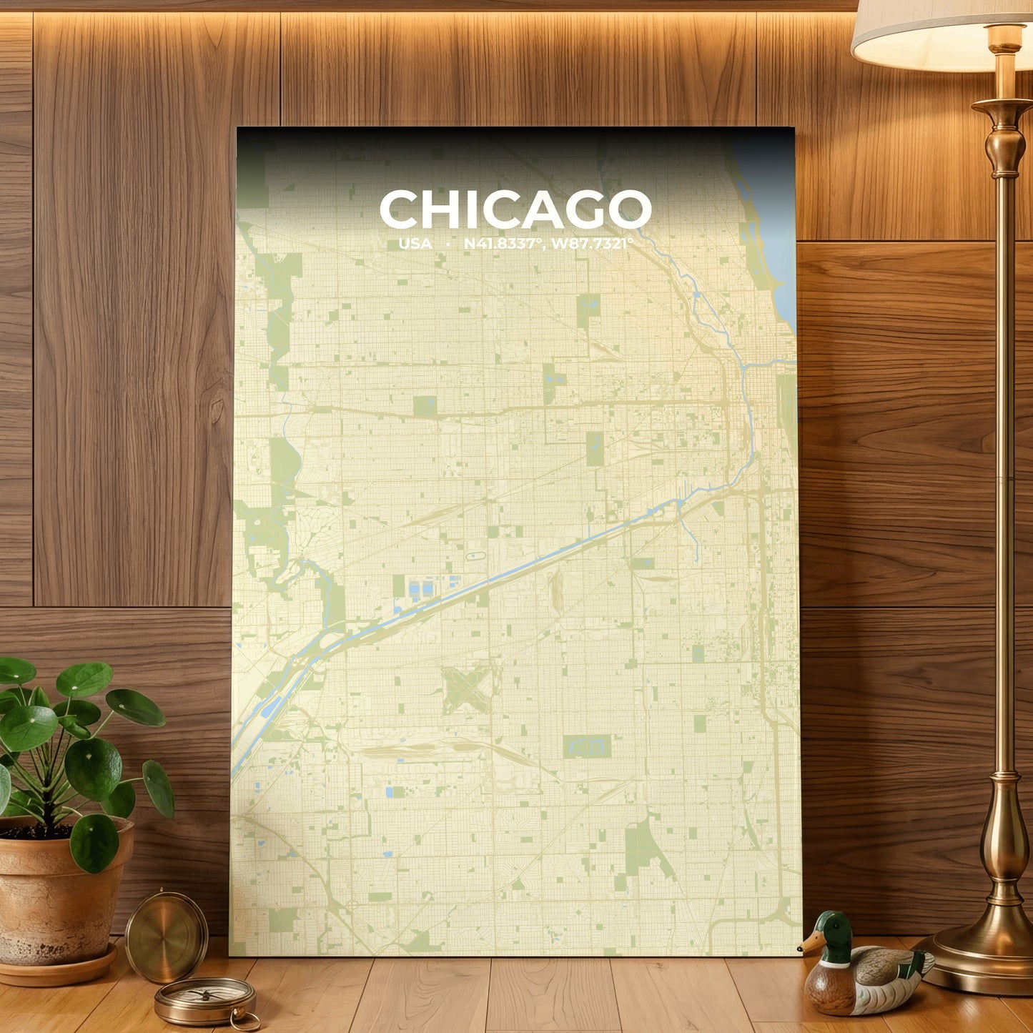 Chicago Drift Map Poster