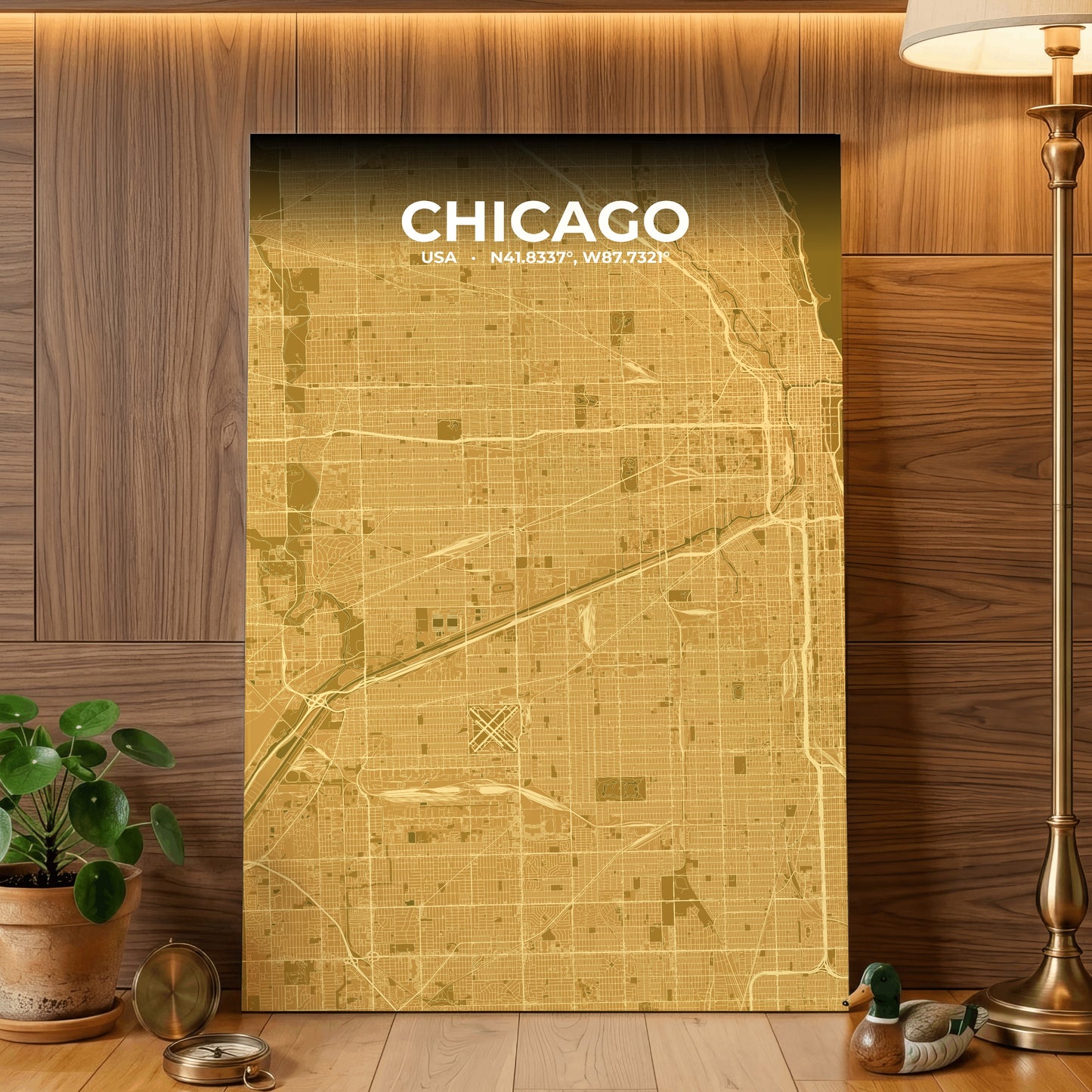 Chicago Forge Map Poster