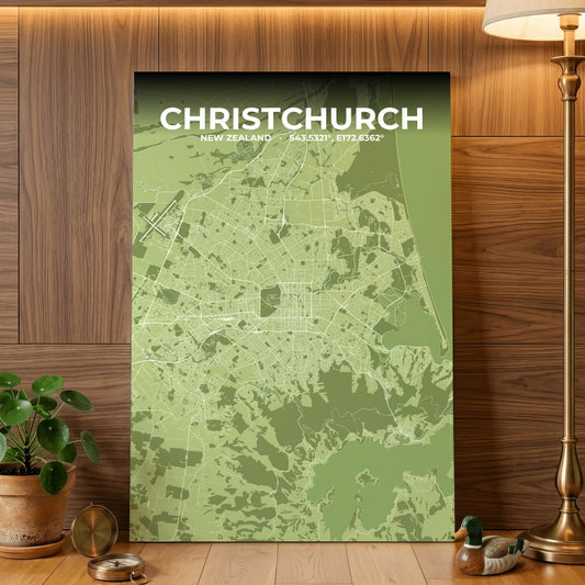 Christchurch Grove Map Poster