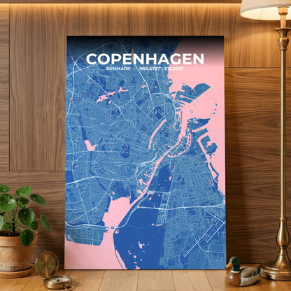 Copenhagen Candy Map Poster