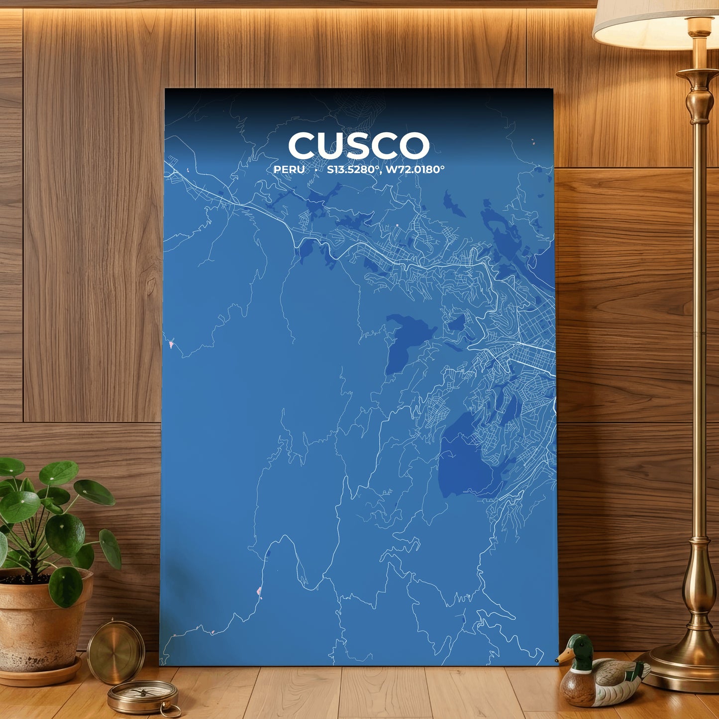Cusco Candy Map Poster