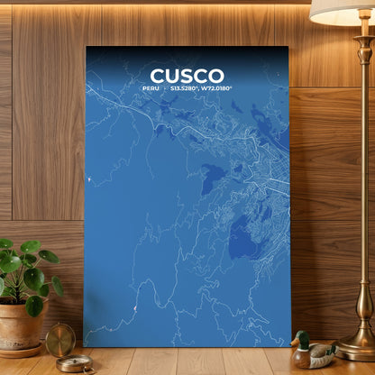 Cusco Candy Map Poster