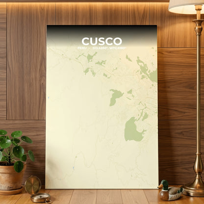 Cusco Drift Map Poster