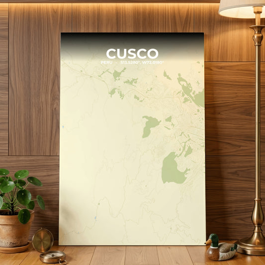 Cusco Drift Map Poster