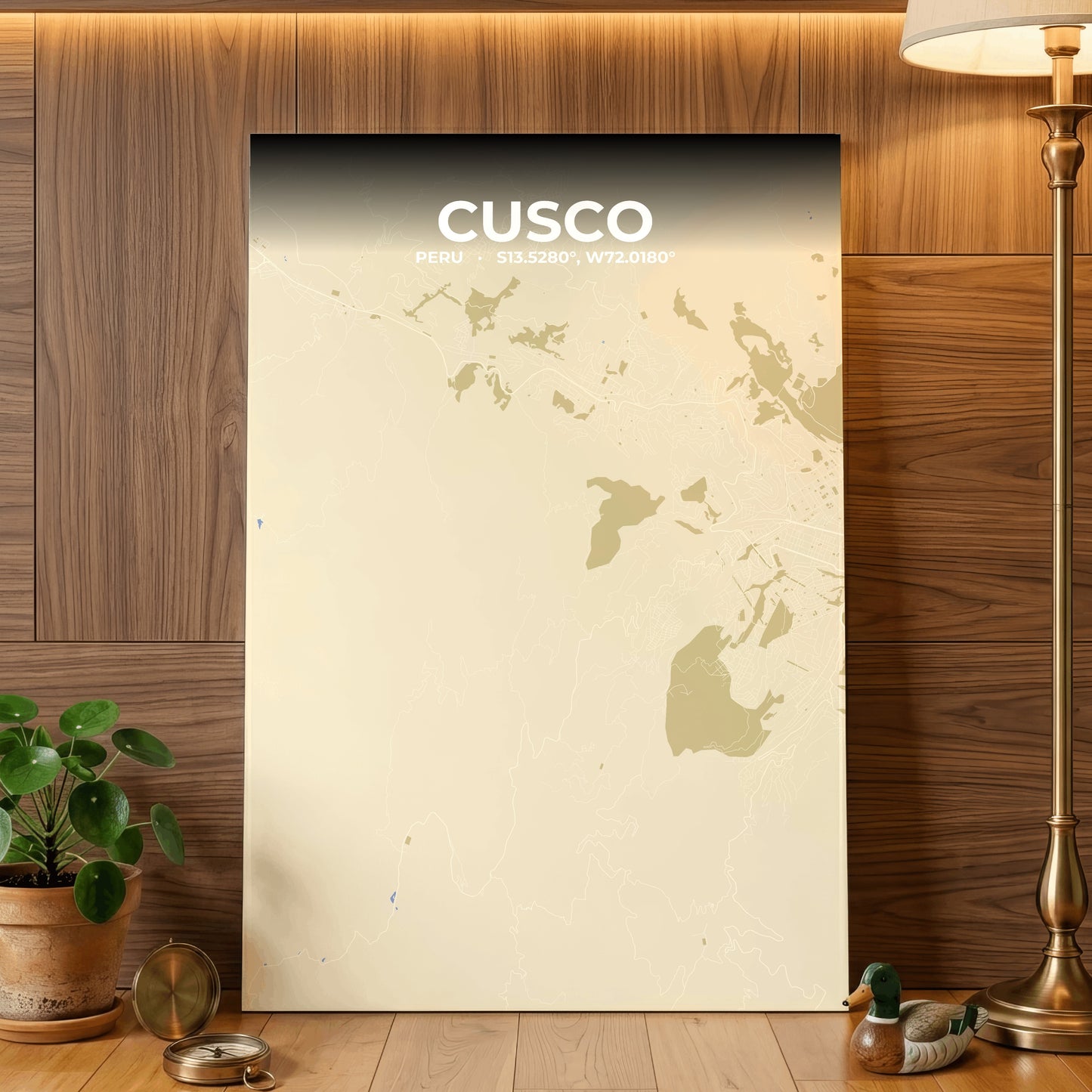 Cusco Barn Map Poster