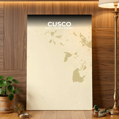 Cusco Barn Map Poster