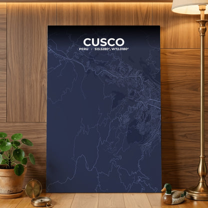 Cusco Tide Map Poster