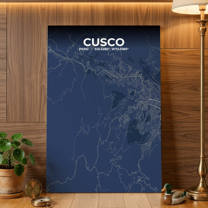 Cusco Anchor Map Poster