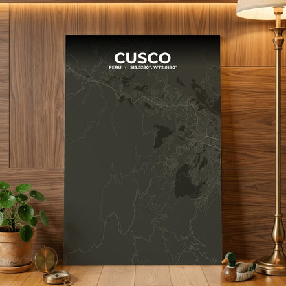 Cusco Sable Map Poster