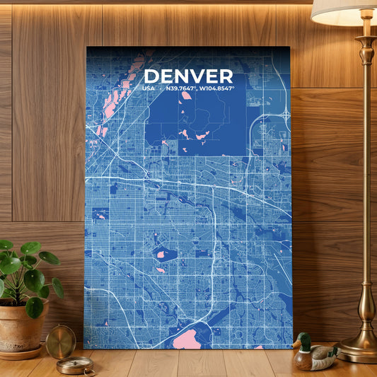 Denver Candy Map Poster