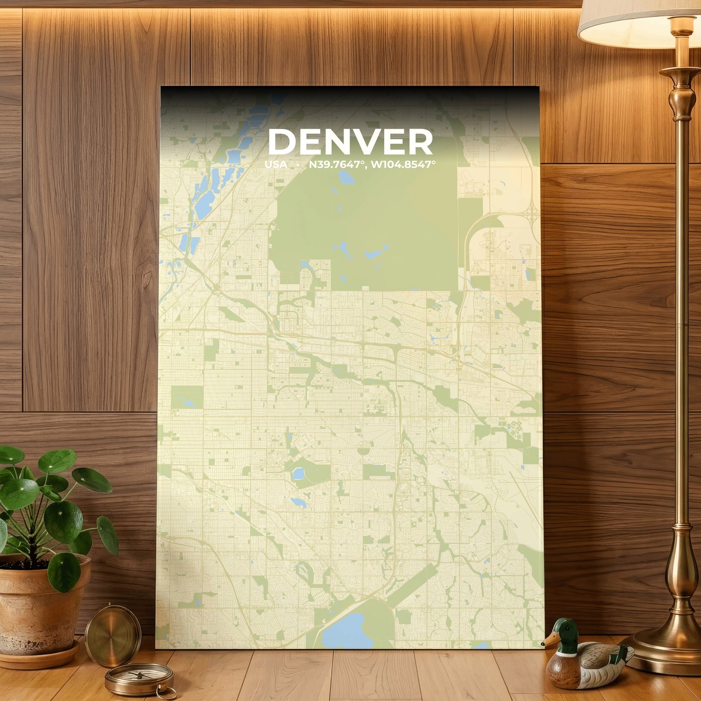 Denver Drift Map Poster