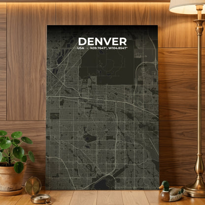 Denver Sable Map Poster
