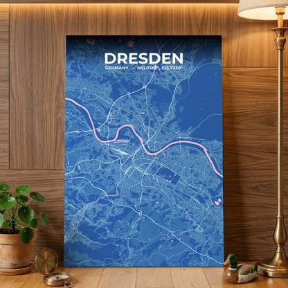 Dresden Candy Map Poster