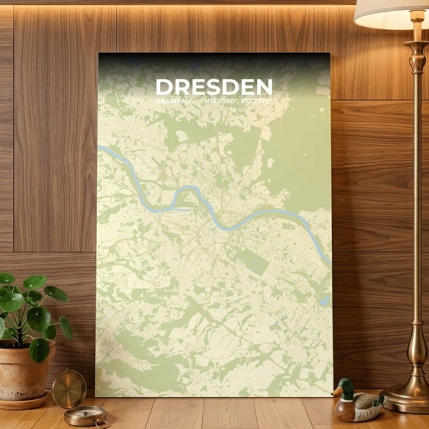 Dresden Drift Map Poster