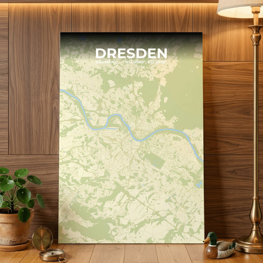Dresden Drift Map Poster