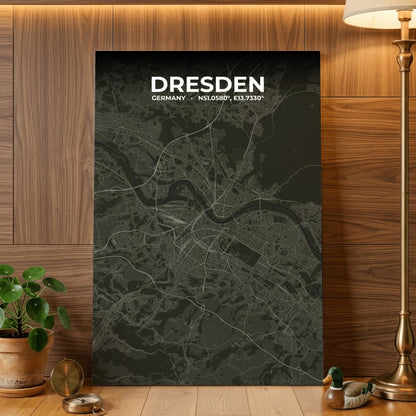 Dresden Sable Map Poster