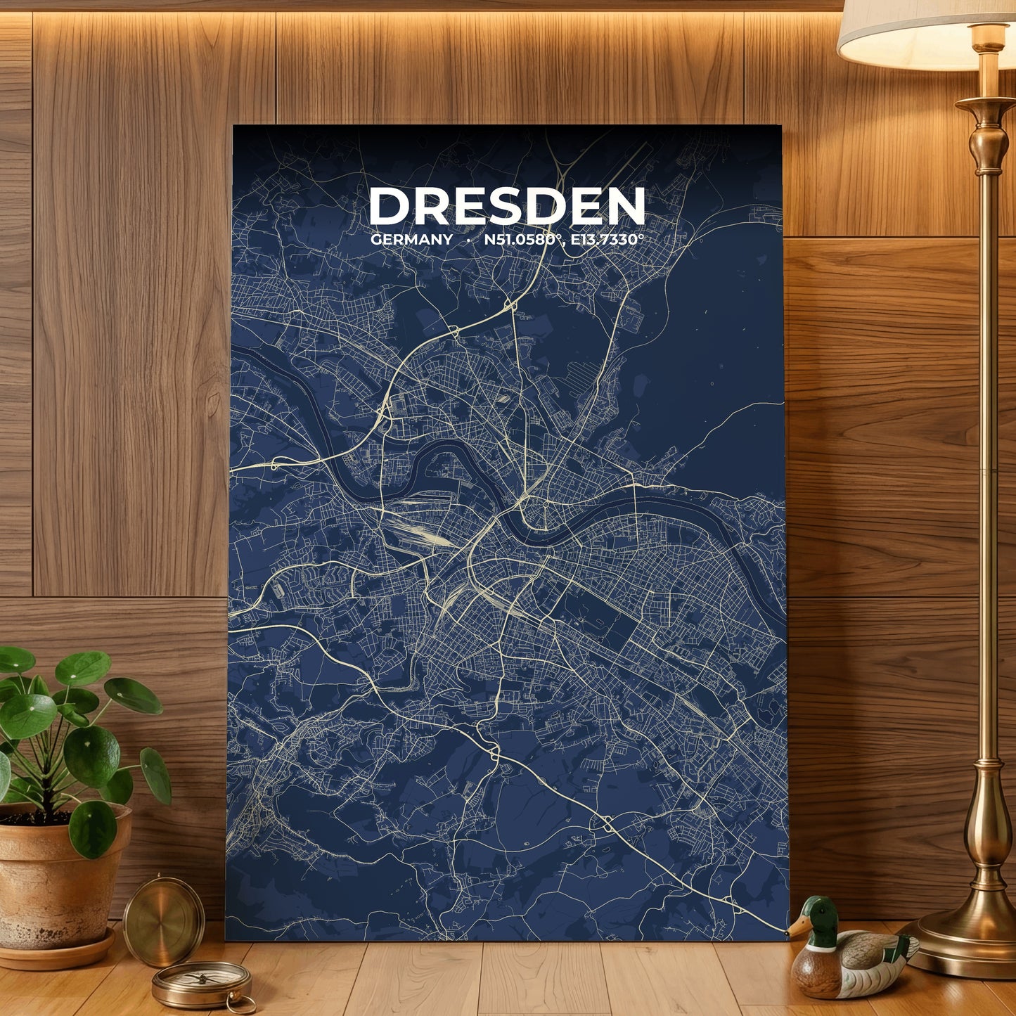 Dresden Anchor Map Poster
