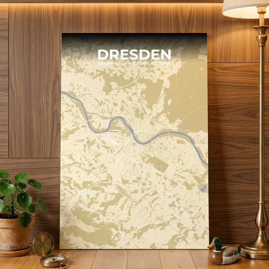 Dresden Barn Map Poster