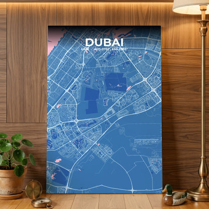 Dubai Candy Map Poster