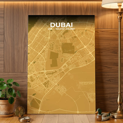 Dubai Forge Map Poster