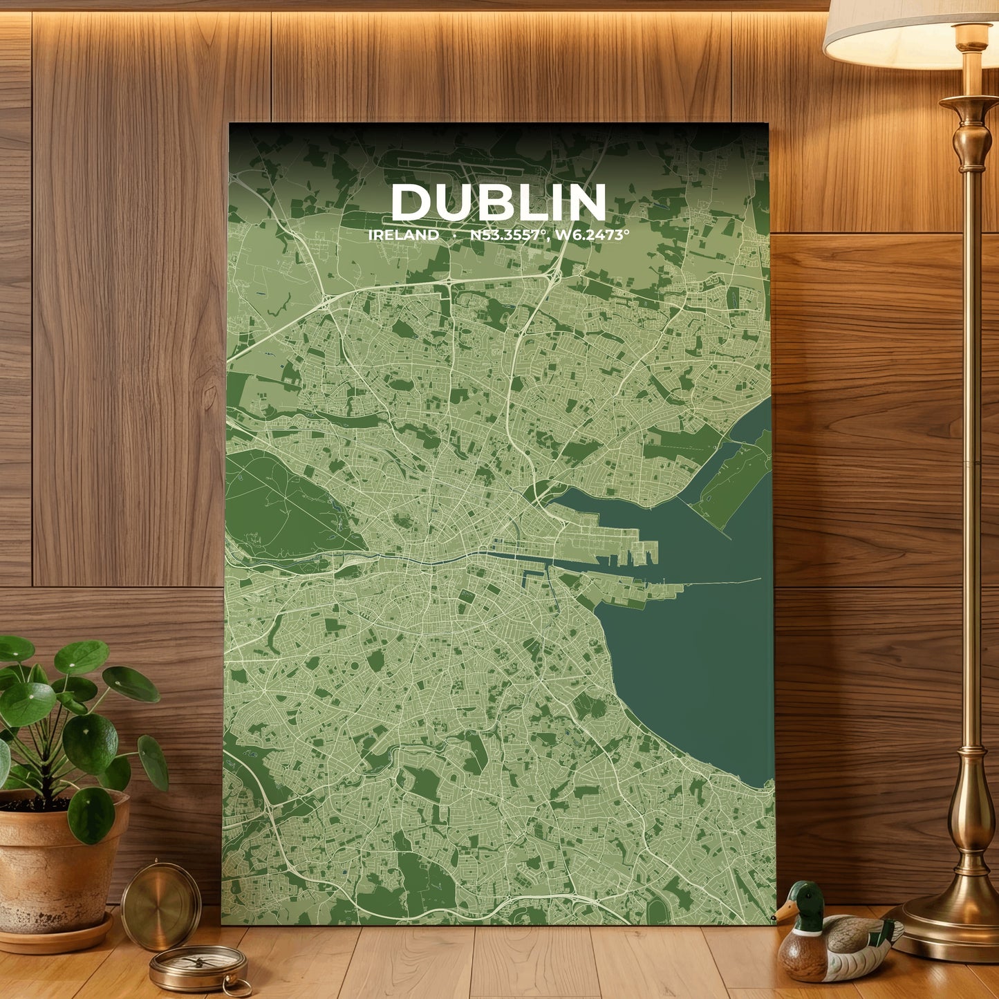 Dublin Clay Map Poster