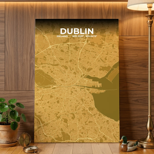 Dublin Forge Map Poster