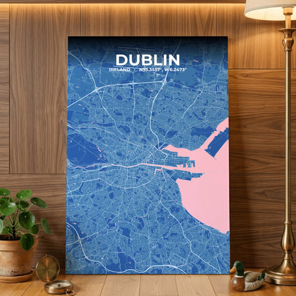 Dublin Candy Map Poster