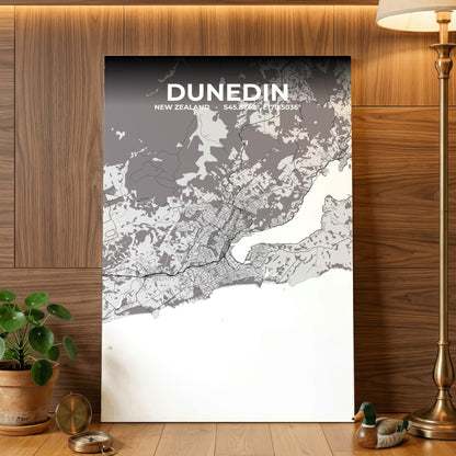 Dunedin Ash Map Poster