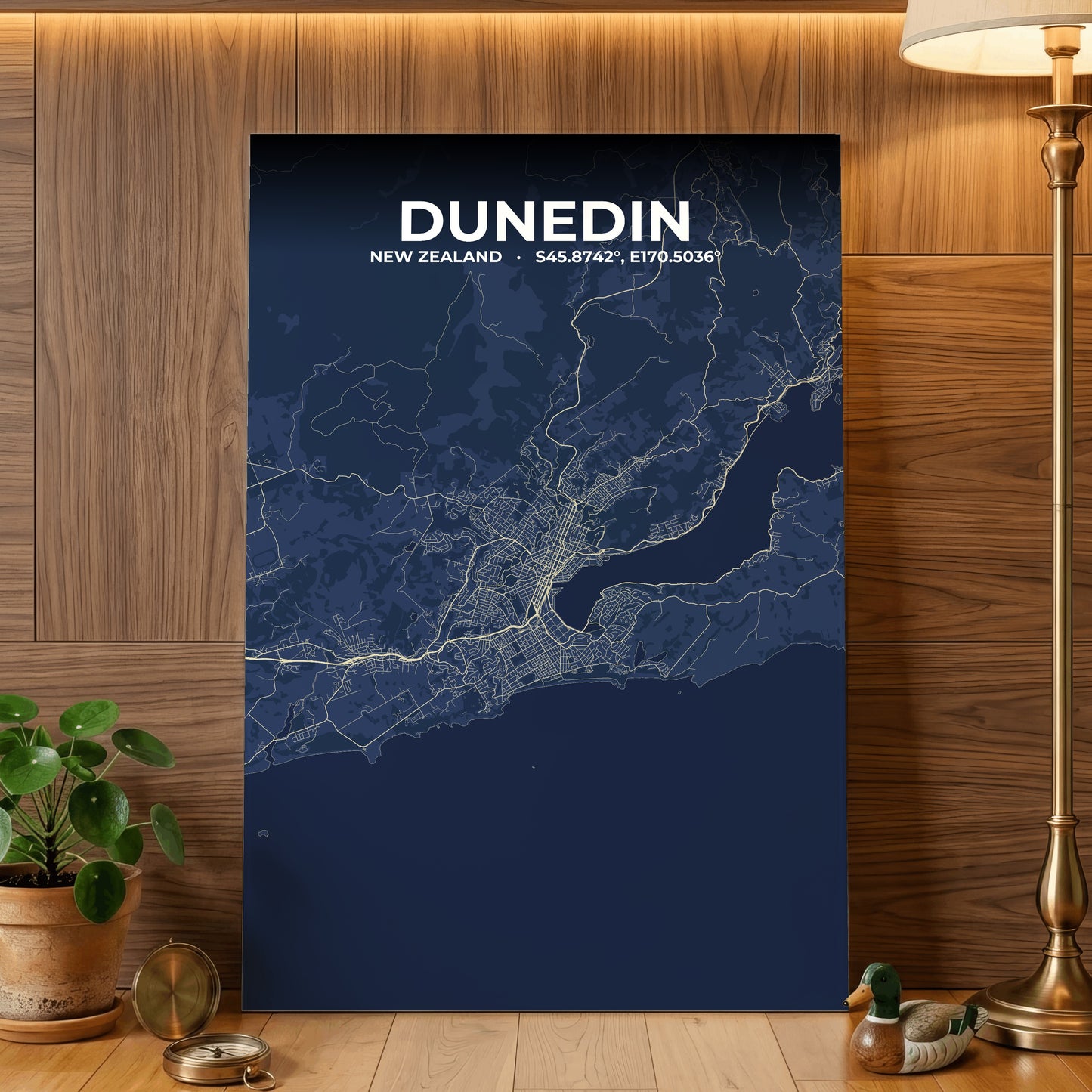 Dunedin Anchor Map Poster