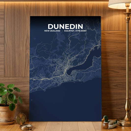 Dunedin Anchor Map Poster