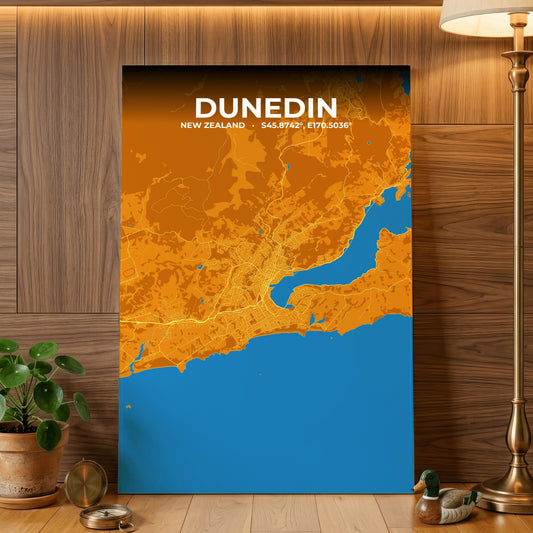 Dunedin Scorch Map Poster