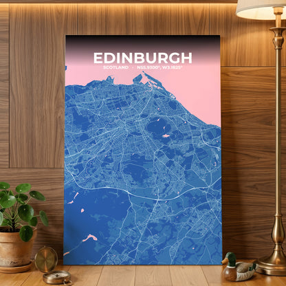 Edinburgh Candy Map Poster