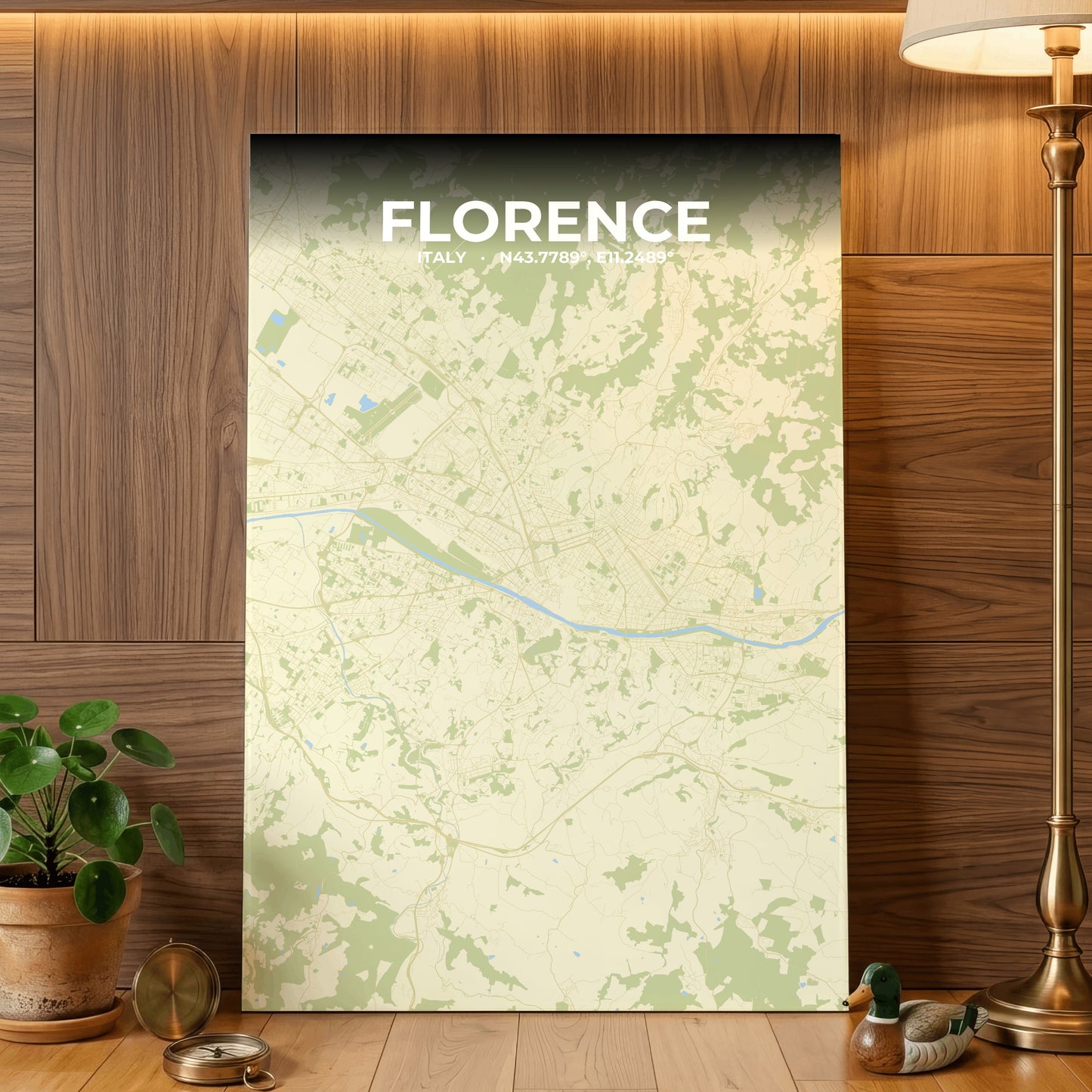 Florence Drift Map Poster