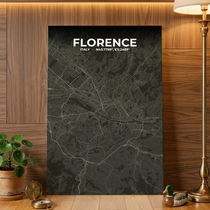Florence Sable Map Poster