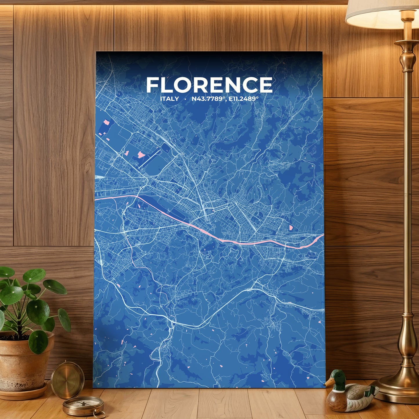 Florence Candy Map Poster