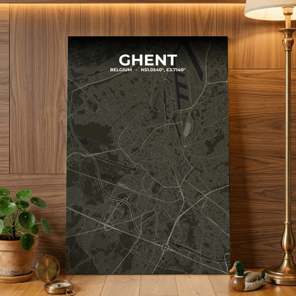 Ghent Sable Map Poster
