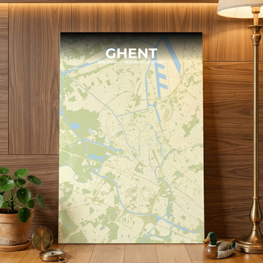 Ghent Drift Map Poster