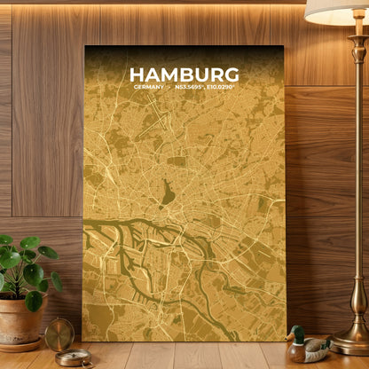 Hamburg Forge Map Poster