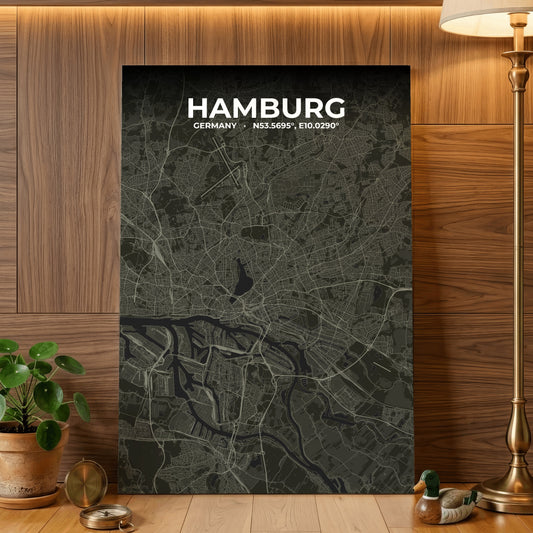 Hamburg Sable Map Poster