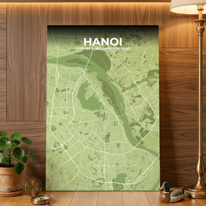 Hanoi Grove Map Poster