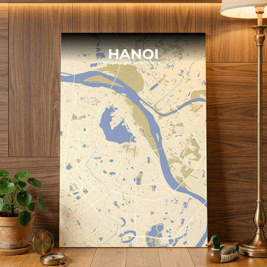 Hanoi Barn Map Poster