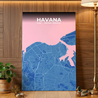 Havana Candy Map Poster