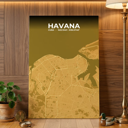 Havana Forge Map Poster