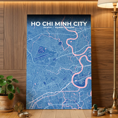 Ho Chi Minh City Candy Map Poster