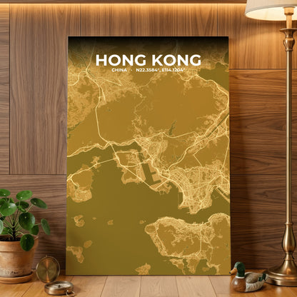 Hong Kong Forge Map Poster